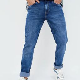 Forca By Lifestyle Blue Slim Fit Jeans-image-49