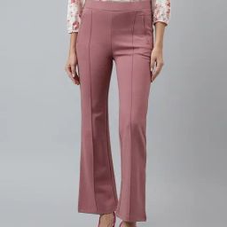 Latin Quarters Pink Solid Trousers-picture-45