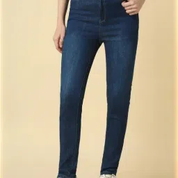 Allen Solly Navy Skinny Jeans-picture-5