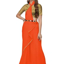 REDFISH Printed Bollywood Chiffon Saree-picture-38