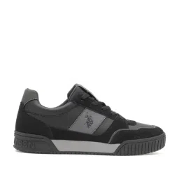 U.S. Polo Assn. Men's Black Casual Sneakers-picture-4