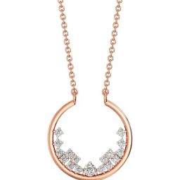 Joyalukkas 18k (750) Purity Rose Gold Splendid Diamond Pendant for Women-image-21
