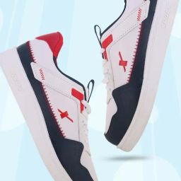Sparx Kids White & Blue Sneakers-image-90