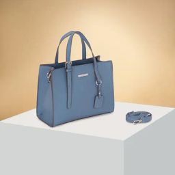 Forever Glam by Pantaloons Blue Textured Medium Handbag-34
