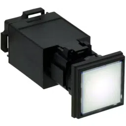 IDEC HW Series Square Flat LED Pilot Light with 22 mm Mounting Hole Dia, HW2P-1D2PW-picture-10