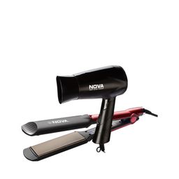 NOVA Set of Freshers Hair Straightener & Dryer Styling Kit - NHS 870/NHP 8100-image-27