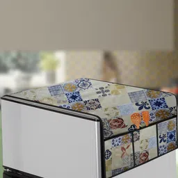 The Furnishing Tree Yellow Plastic Refrigerator Cover-image-66