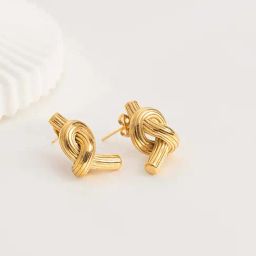 Perfectly Average Bold Knotted Studs for Women & Girls-11