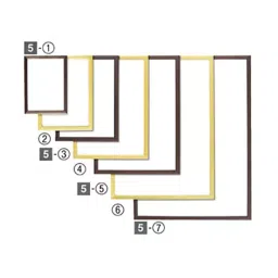 AS ONE Wooden Pop Frame A2 Brown 45.4×62.8 cm Screen, 61-220-5-12 (Pack of 3 pcs)-image-43