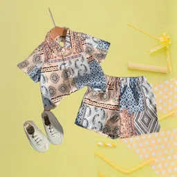 NAAMJAP Kids-Unisex Pure Cotton Printed Clothing Set-picture-1