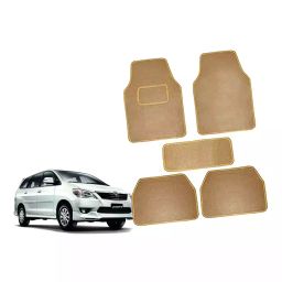 Auto Pearl CMBE101 Polyester Standard Mat for Toyota Innova (Beige)-image-51