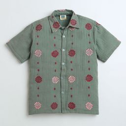 ZIP ZAP ZOOP Boys Standard Opaque Printed Casual Shirt-10
