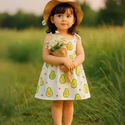 Kidbea Organic Cotton Newborn Baby Girls Sleeveless Dress-image-80
