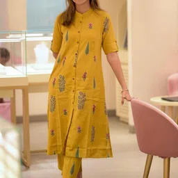 DIVASTRI Women Ethnic Motifs Printed Regular Kurta with Trousers-27