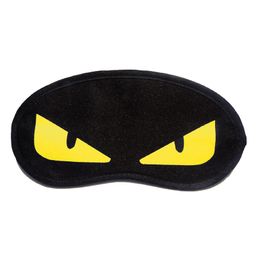 Jenna Yellow Eye Printed Sleeping Eye Mask-image-34