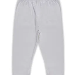 Kiddopanti Solid Capri Legging - White-picture-30