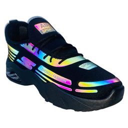 Priaansha Kids  Colour Gradient Laced Up Shoes -Black-image-62