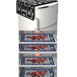 Dakshya Industries Fridge Top Cover and Fridge Mat Combo Set of 5-picture-40