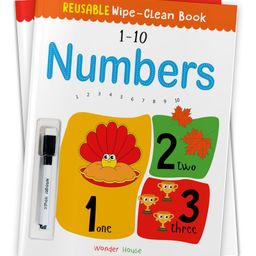 Reusable Wipe and Clean Book 1-10 Numbers-4
