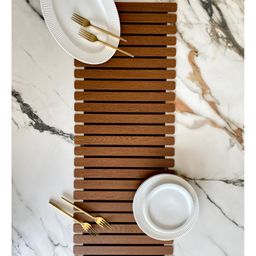 Mason Home Foldable Table Runner - Brown (3 Feet)-image-55
