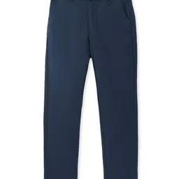 Pine Kids Woven Full Length Solid Colour Trouser - Navy Blue-picture-27