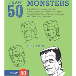 Draw 50 Monsters Art Book by Lee J Ames - English-image-26