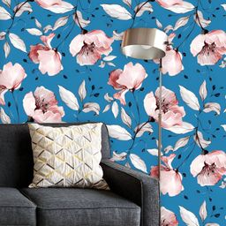 ArtzFolio Printed UV-Resistant Anti-Bacterial Botanical Spring Flowers Peel & Stick Wallpaper-image-55