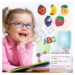 FunBlast Fruits Theme Eraser Pack of 57 - Multicolor image 2