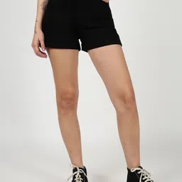 Bene Kleed Men High-Rise Denim Shorts-image-5
