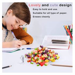 FunBlast Fruits Theme Eraser Pack of 57 - Multicolor image 4