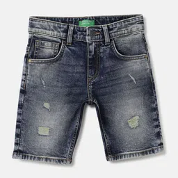 United Colors of Benetton Boys Denim Shorts-image-41