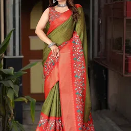 J 6 DESIGNER Ethnic Motifs Printed Saree-picture-9