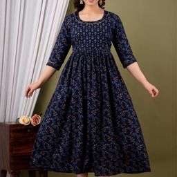 FASHION CLOUD Women Printed A-Line Kurti-30