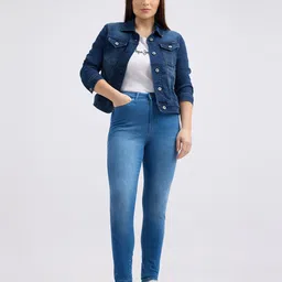 Pepe Jeans Women Skinny Fit High-Rise Light Fade Stretchable Jeans-picture-20