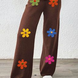 StyleCast x Revolte Women Floral Printed Loose Fit Mid-Rise Easy Wash Trousers-picture-9