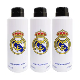 Real Madrid Unisex Set Of 3 Deodorants 200 ml each image 1