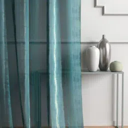 DDECOR Live Beautiful Blue Readymade 7 Ft. Door Curtain - Set of 1-image-89