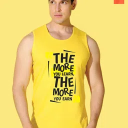 WOOSTRO Pack Of 2 Printed Combed Cotton GymInnerwear VWS26(BKLN ORANGE)(MORE YELLOW)-image-89