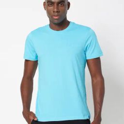 Sporto Ocean Blue Regular Fit T-Shirt-image-74