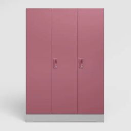 Godrej Interio Slimline Dusty Rose Alloy Steel 3-Door Almirah-image-91