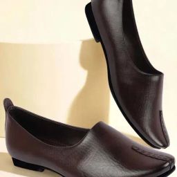 Fausto Men's Dark Brown Casual Juttis-image-91
