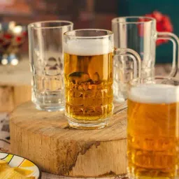 Goodhomes Transparent Glass Beer Mugs (310 ml) - Set of 6-image-47
