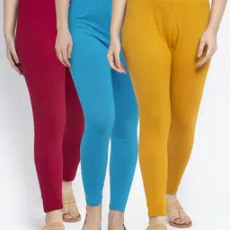 Gracit Multicolor Regular Fit Leggings-picture-10