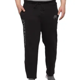 Melon by PlusS Black Cotton Regular Fit Trackpants-image-44