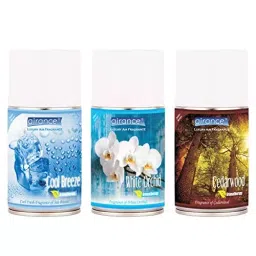 Airance 250 ml Each Cool Breeze, White Orchid & Cedarwood Fragrance Automatic Air Freshener Refill Perfume Spray (Pack of 3)-image-94