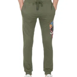 U.S. Polo Assn. Green Regular Fit Printed Joggers-18