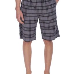 U.S. Polo Assn. Dark Grey Check Night Shorts-image-98