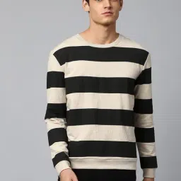 Dennis Lingo Multi Regular Fit Striped Sweatshirts-picture-24