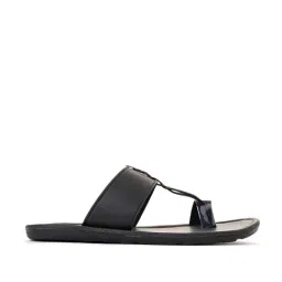 Khadim Men's Black Toe Ring Sandals-image-50