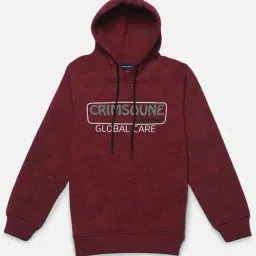 Crimsoune Club Kids Maroon Printed Full Sleeves Sweatshirt-image-93